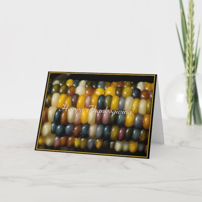 Happy Thanksgiving! Holiday Card (Front)