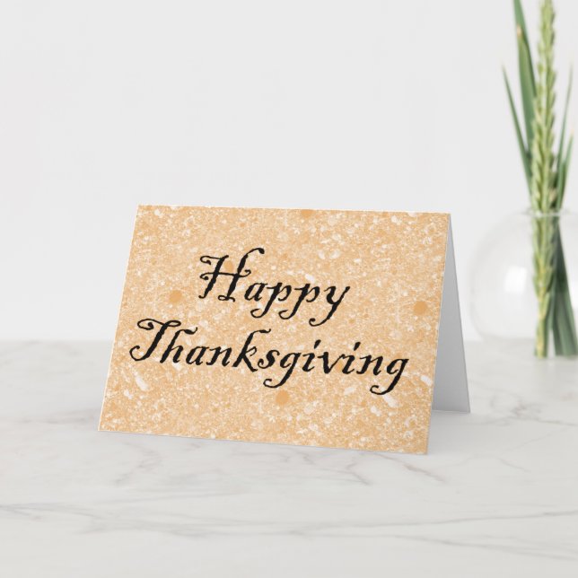 Happy Thanksgiving Holiday Card (Front)