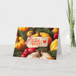 Happy Thanksgiving Holiday Card