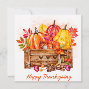 Happy Thanksgiving Holiday Card