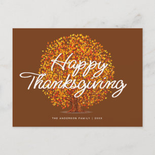 happy thanksgiving holiday card