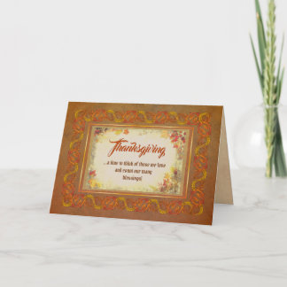 Happy Thanksgiving Holiday Card
