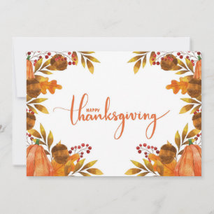 Happy Thanksgiving Holiday Card