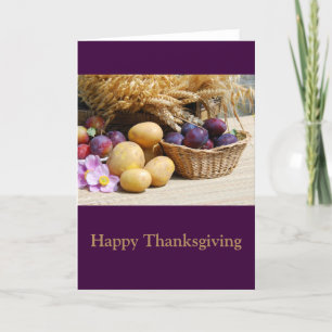 Happy Thanksgiving Holiday Card
