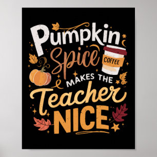Happy Thanksgiving Holiday Dinner Turkey Day Bless Poster