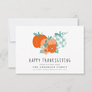 Happy thanksgiving holiday moving announcement