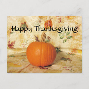 Happy Thanksgiving Holiday Postcard