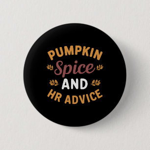 Happy Thanksgiving Hr Turkey Day Blessed Human Res 6 Cm Round Badge