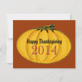 Happy Thanksgiving jGibney The MUSEUM Zazzle Gifts Holiday Card