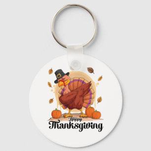 Happy Thanksgiving  Key Ring