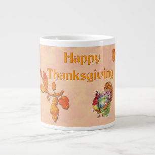 Happy Thanksgiving Large Coffee Mug