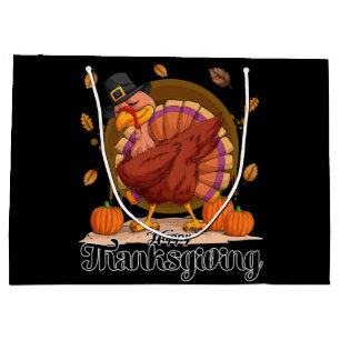Happy Thanksgiving  Large Gift Bag