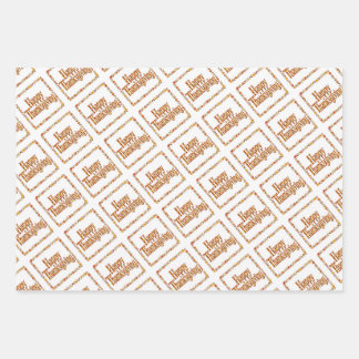 Happy Thanksgiving Leaf-Filled Letters Flat Sheet