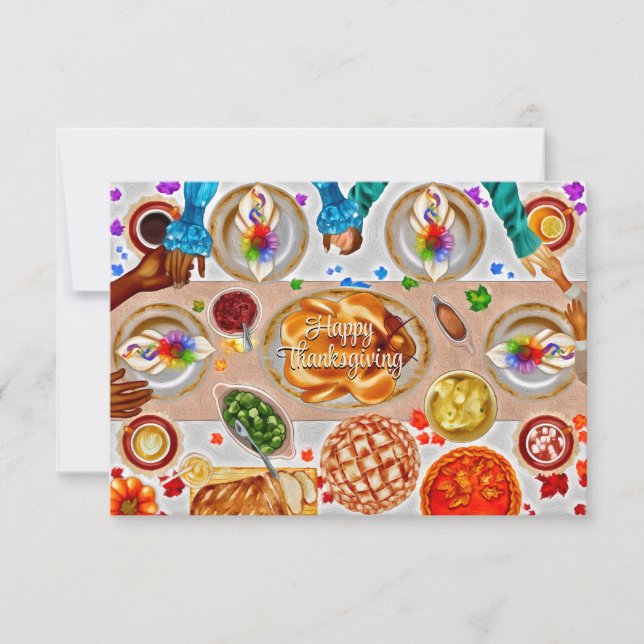 Happy Thanksgiving, LGBTQ, Gay Pride (Front)