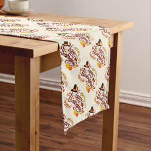 Happy Thanksgiving Long Table Runner