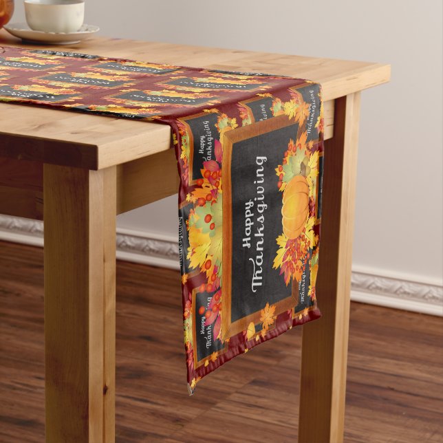 Happy Thanksgiving Long Table Runner (In Situ)