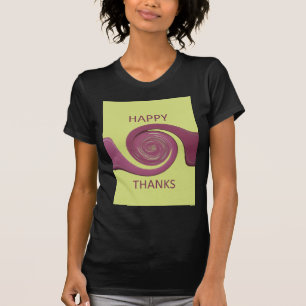 Happy Thanksgiving Lovely Amazing Text Art Design T-Shirt