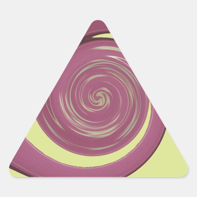 Happy Thanksgiving Lovely Amazing Text Art Design Triangle Sticker (Front)