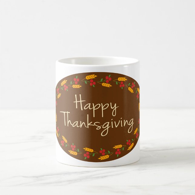 Happy Thanksgiving Message Coffee Mug (Creator Uploaded)