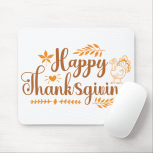 Happy Thanksgiving Mouse Mat