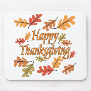 Happy Thanksgiving Mouse Mat