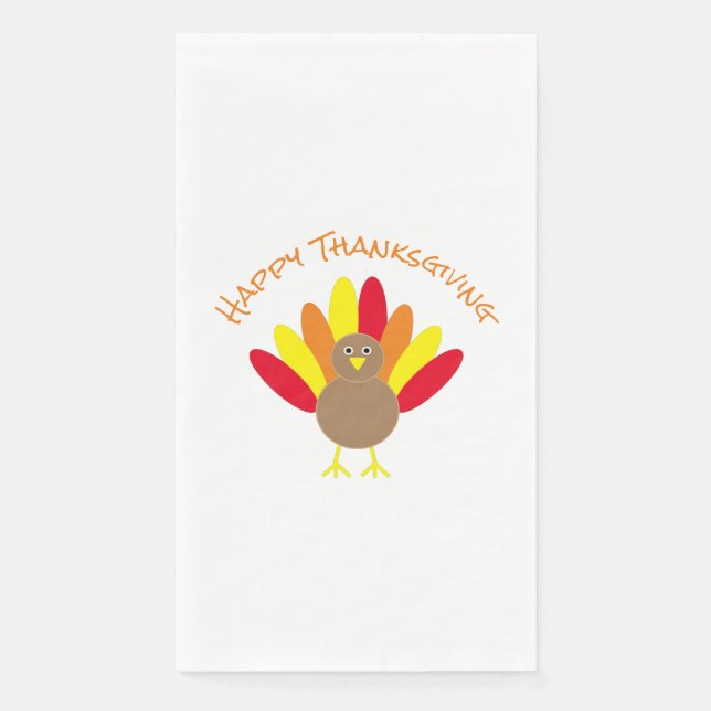 Happy Thanksgiving Napkin (Front)