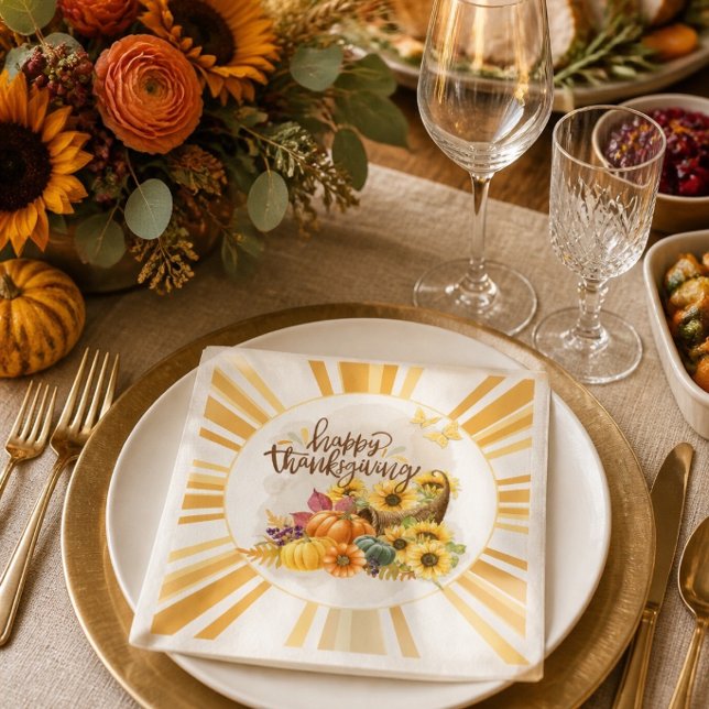 Happy Thanksgiving Napkin (Creator Uploaded)