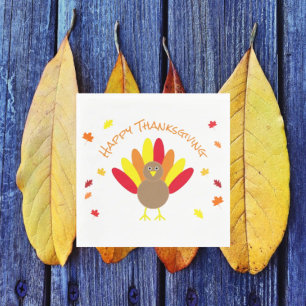 Happy Thanksgiving Napkin