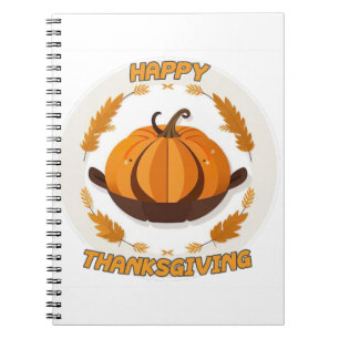happy thanksgiving notebook