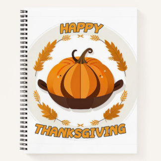 happy thanksgiving notebook
