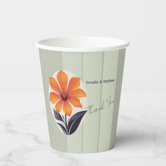 Happy Thanksgiving Paper Cups (Front)