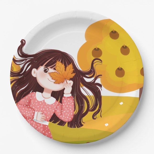 Happy Thanksgiving        Paper Plate (Front)