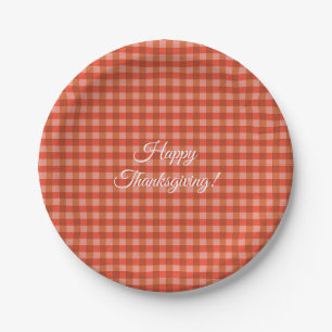 Happy Thanksgiving Paper Plates