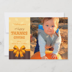Happy Thanksgiving Photo Card