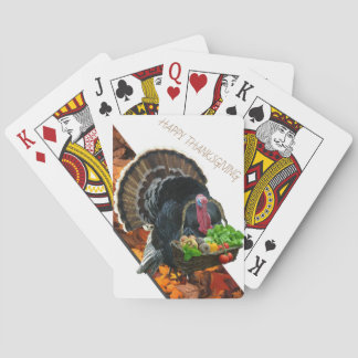 Happy Thanksgiving Playing Cards