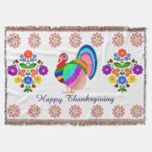 Happy Thanksgiving. Polish design flowers.