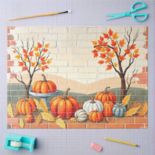 Happy Thanksgiving Popular Beautiful Fall Tissue Paper