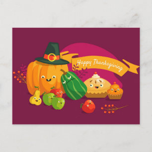 Happy Thanksgiving Postcard