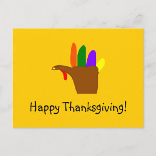 Happy Thanksgiving! - postcard