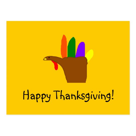 Happy Thanksgiving! - postcard