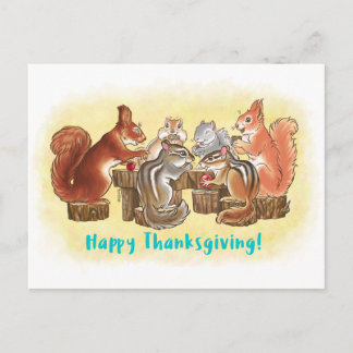 Happy Thanksgiving! Postcard