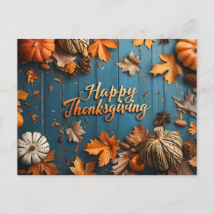 Happy Thanksgiving Postcard