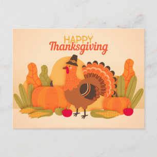 Happy Thanksgiving Postcard