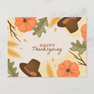 Happy Thanksgiving  Postcard