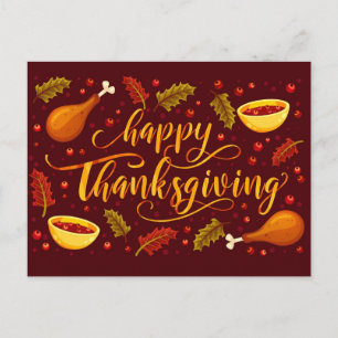 Happy Thanksgiving Postcard