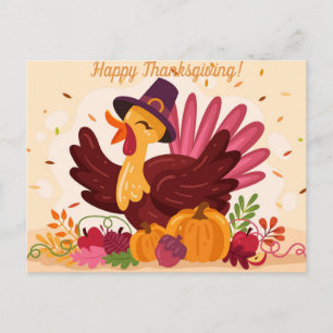 Happy Thanksgiving Postcard