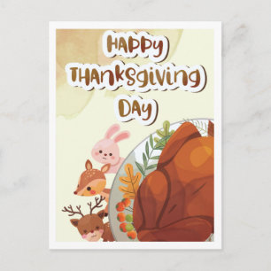 Happy Thanksgiving Postcard
