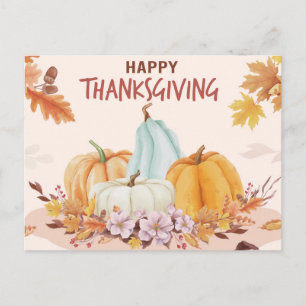 Happy Thanksgiving  Postcard