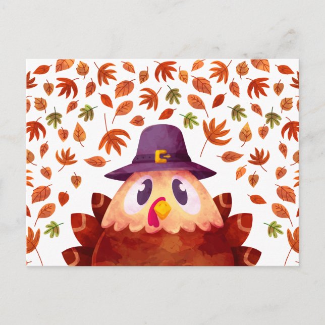 Happy Thanksgiving Postcard (Front)