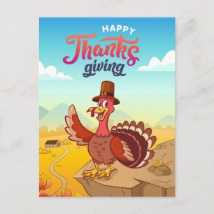 Happy Thanksgiving Postcard